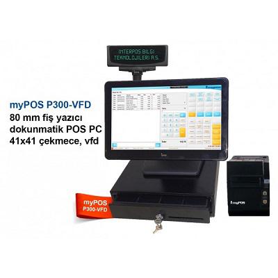 myPOS  P300 Yeni Nesil Dokunmatik  POS Yazar Kasa